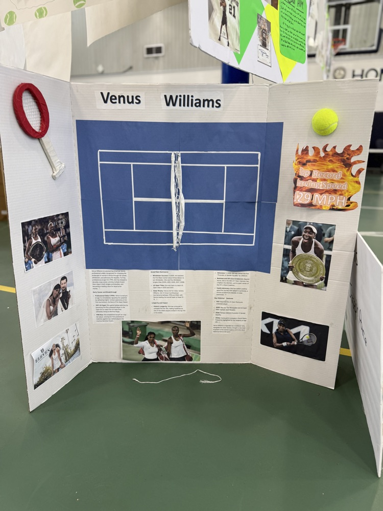 Black History Month Riversprings Poster presentations in Gymnasium