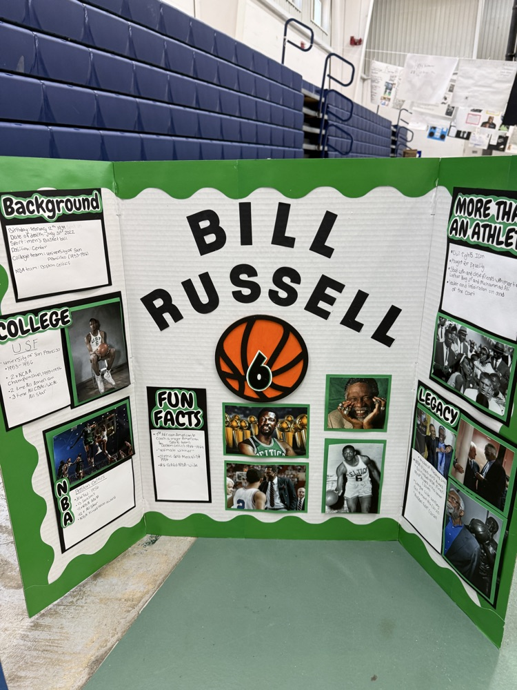 Black History Month Riversprings Poster presentations in Gymnasium