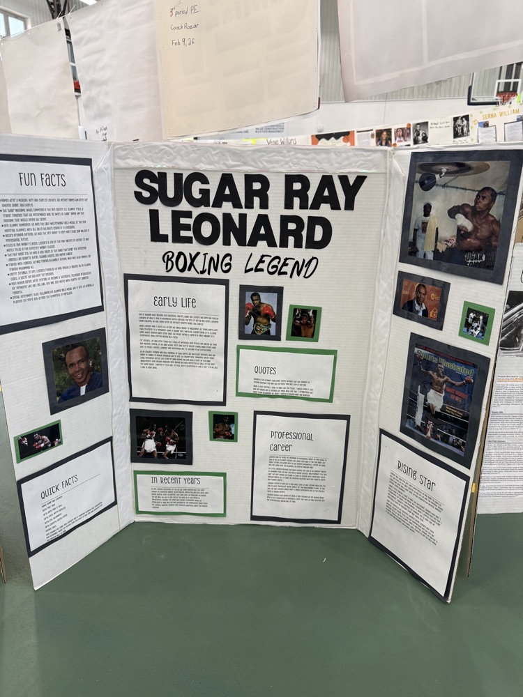 Black History Month Riversprings Poster presentations in Gymnasium