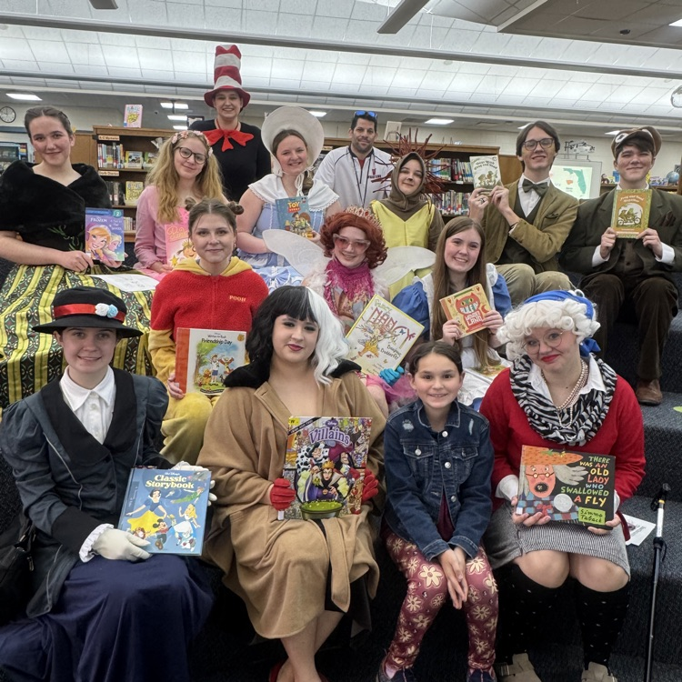 As part of Theatre in Our Schools Month, our theatre students visited Medart Elementary today to read to students as part of their Literacy Week Festivities.