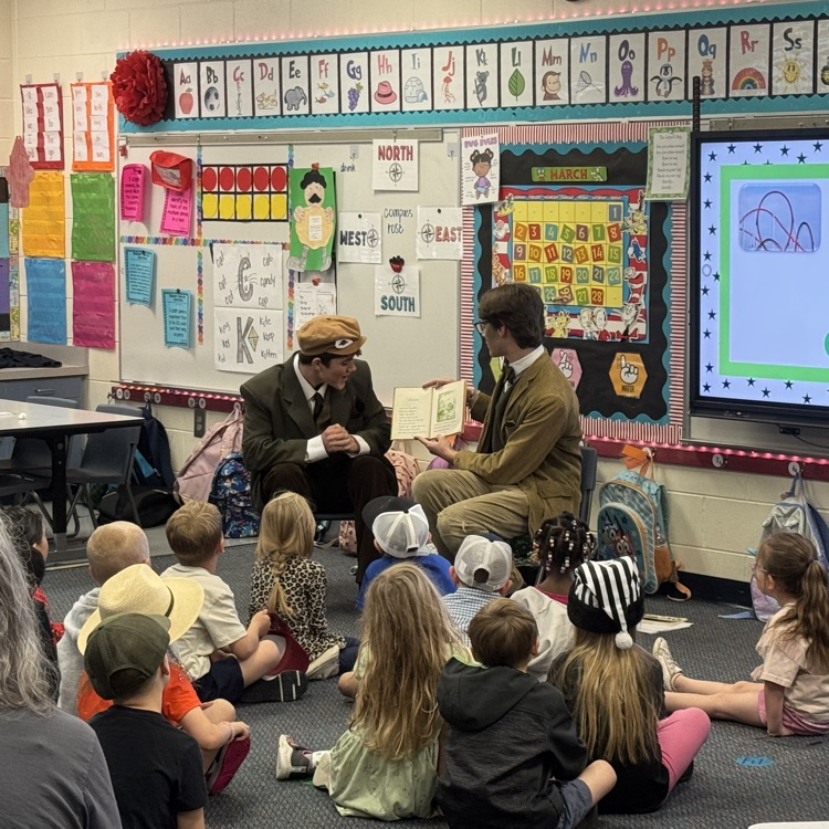 As part of Theatre in Our Schools Month, our theatre students visited Medart Elementary today to read to students as part of their Literacy Week Festivities.