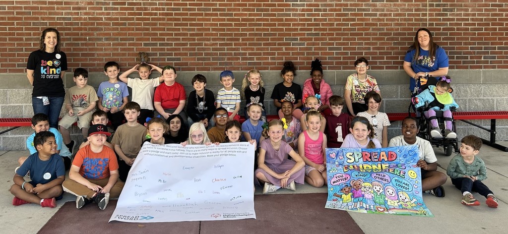 Students with posters