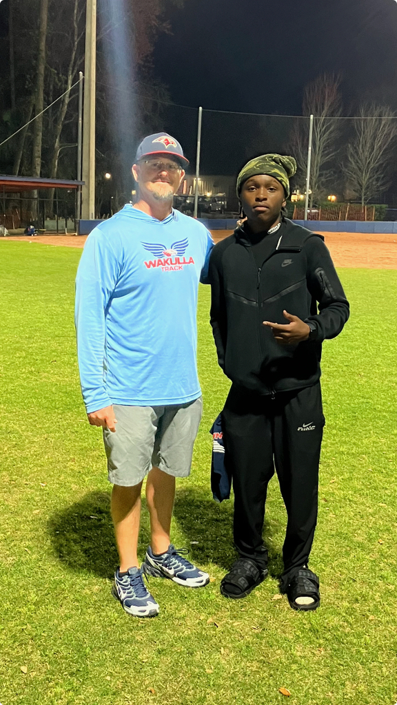 David Whitaker and Coach Guess at the Bulldog Classic at Bolles High School 