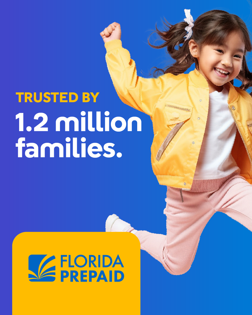 Florida PrePaid Advertisement: Yellow and Blue colors