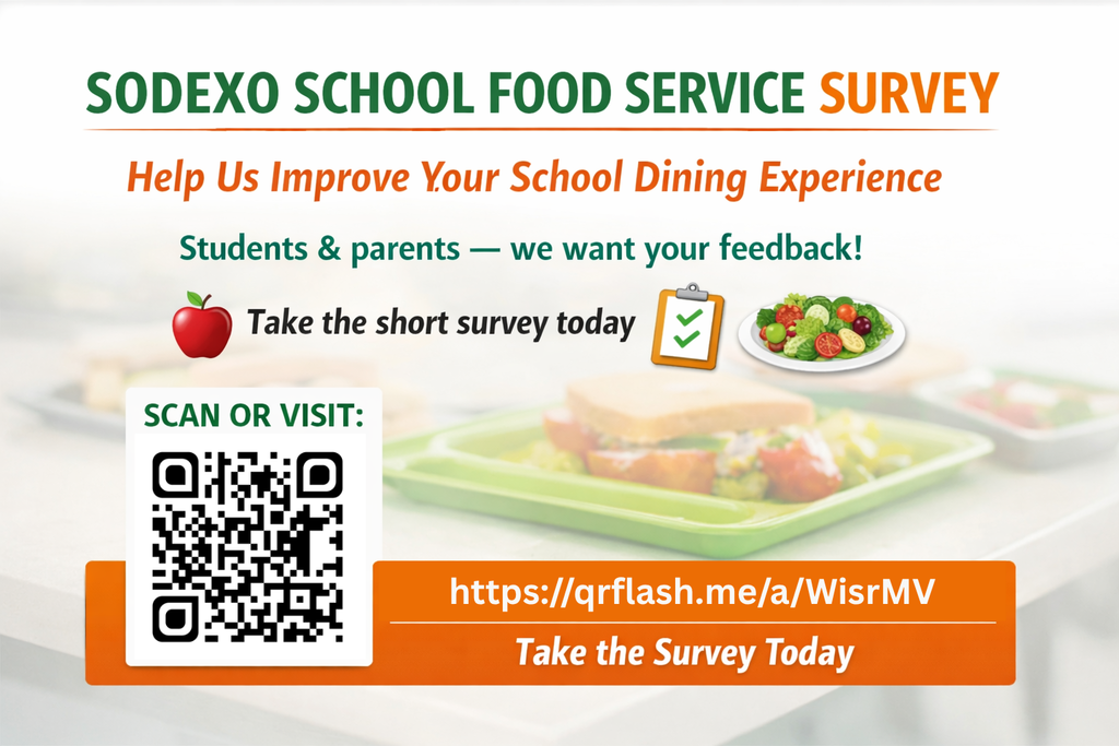 Sodexo School Food Service Survey: https://qrflash.me/a/WisrMV