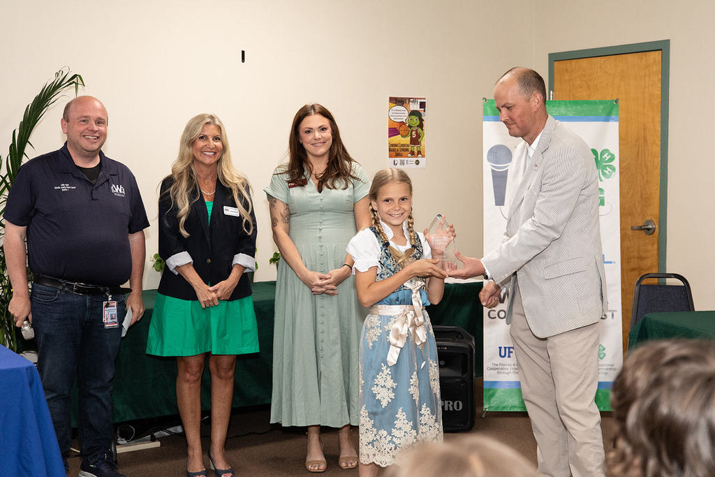 Wakulla County School Wakulla 4H Speech Contest Winner