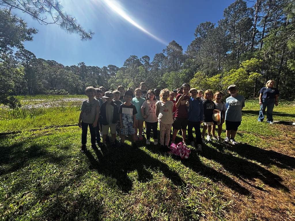 On Friday, April 10th, The First grade classes went to the St. Marks National Wildlife Refuge for a fun Field trip. These students explored the beauty of Florida’s natural environment, observed local wildlife, and engaged in hands-on learning outside the classroom. It was a day filled with lots of experiences and memories that the kids will not forget. These Mustangs are so smart and loved being out in the wild!