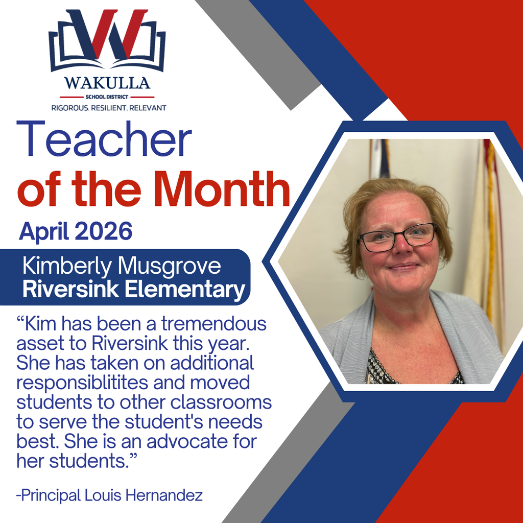 April Teacher of the Month- Kimberly Musgrove