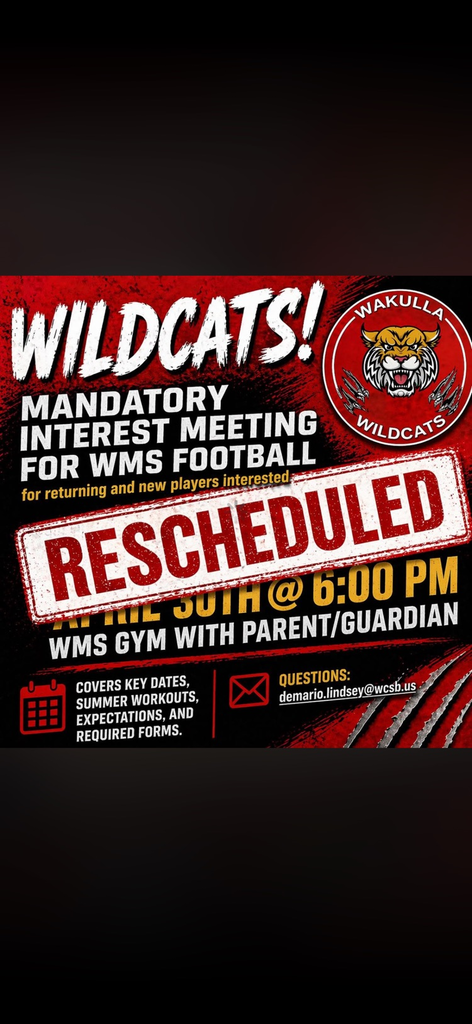 Football Meeting Rescheduled 