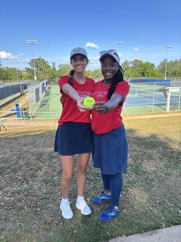 to our 2026 Sub-District Winners for Girl's Tennis Doubles: Bri Butler-Moore & Aliviah Whaley!