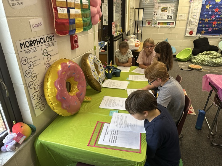 🍩 Donut Stress About the Test!! 🍩 Our 3rd and 5th grade students practiced and reviewed for the FAST test next week using various engaging activities with a sweet donut treat at the end!