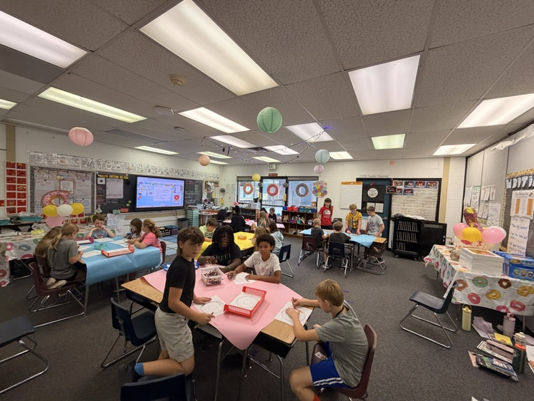 🍩 Donut Stress About the Test!! 🍩 Our 3rd and 5th grade students practiced and reviewed for the FAST test next week using various engaging activities with a sweet donut treat at the end!