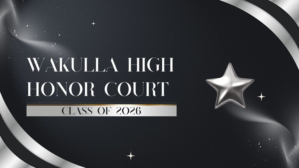 Wakulla High School Class of 2026 Honor Court Black and Silver images
