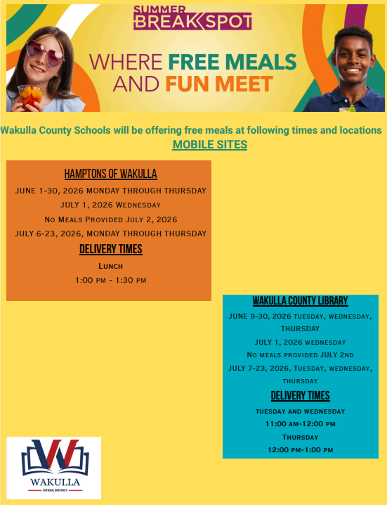 Summer BreakSpot Free Meal Dates and Locations