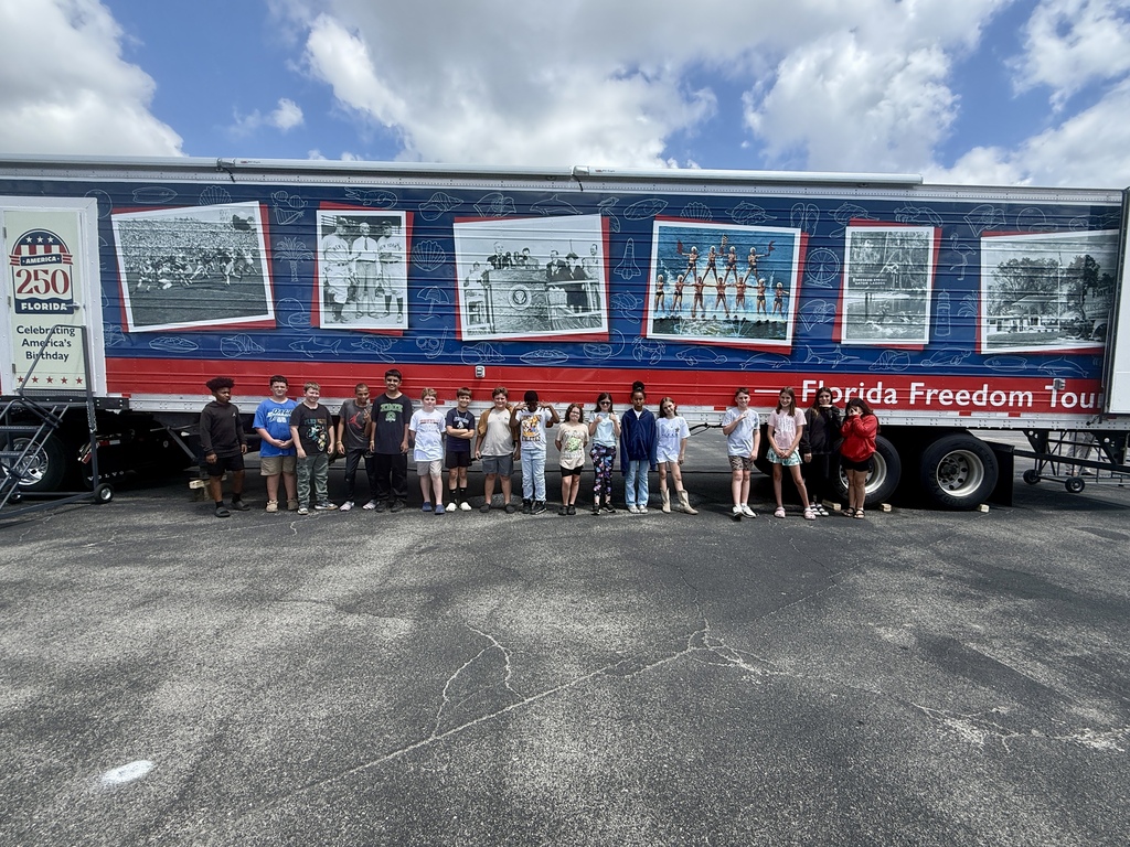 America250FL Freedom Tour Pictures with Shadeville Students