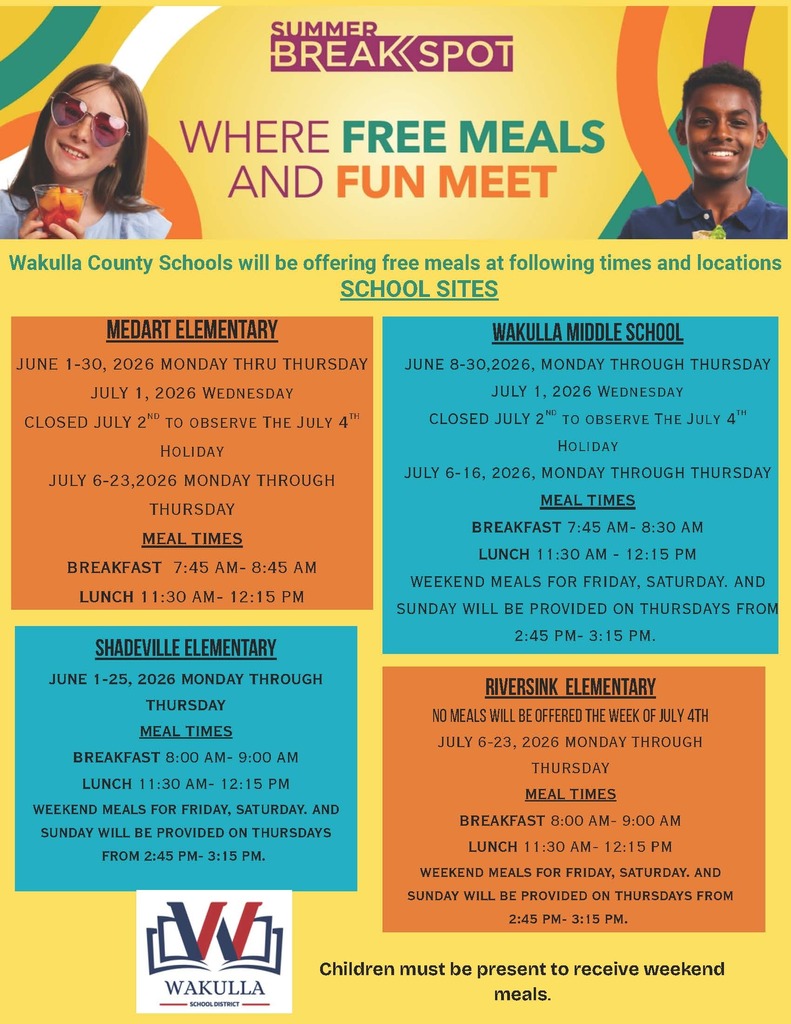 Updated Summer Meals Flyer
