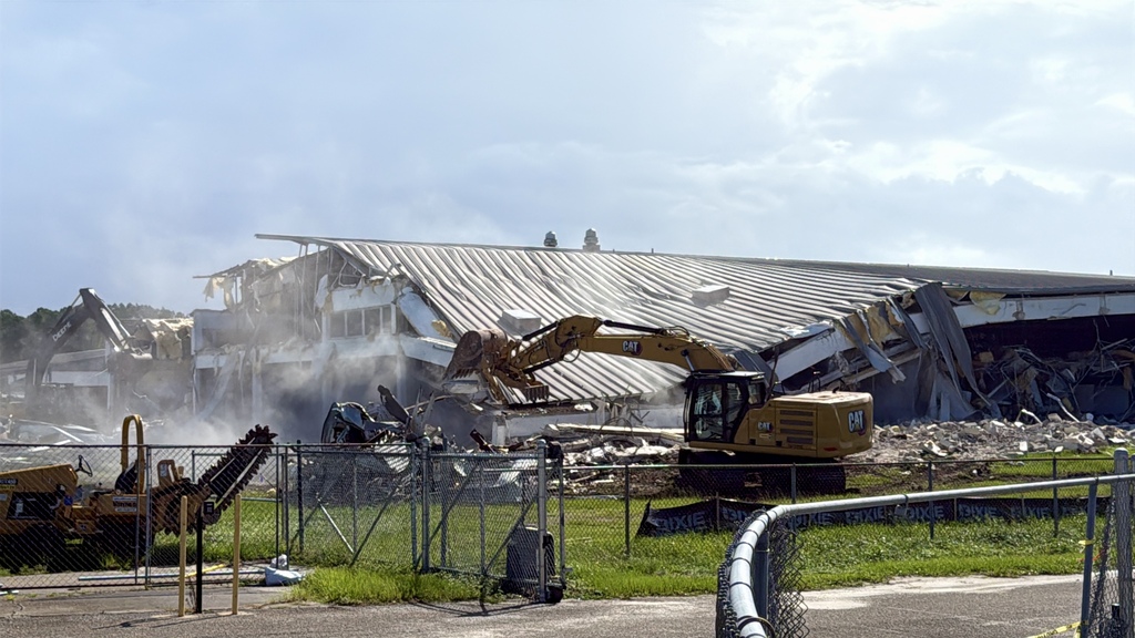 Demolition of Wakulla High School