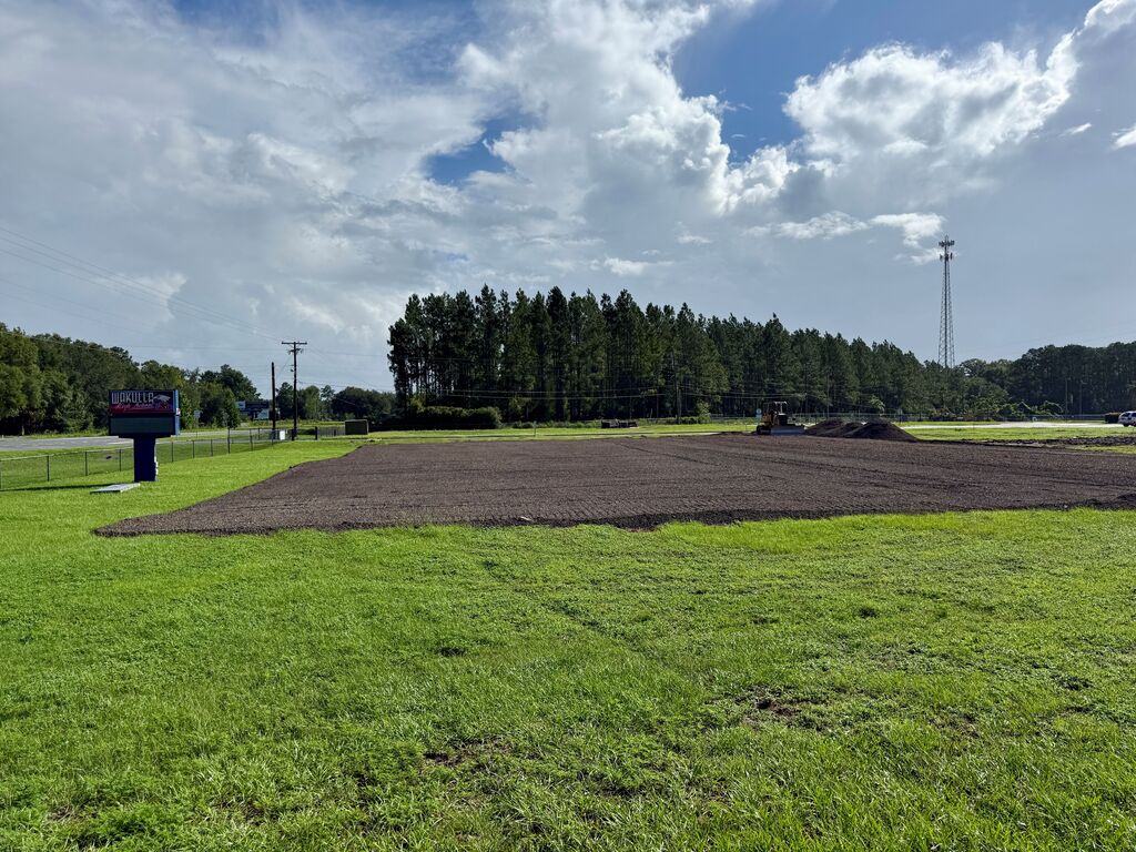 Wakulla High School Construction of gravel lot