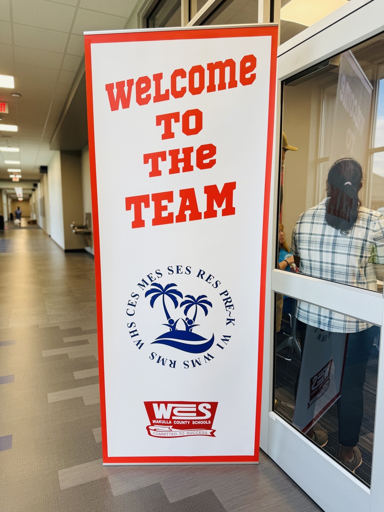 Today, Wakulla County Schools welcomed our newest employees during our annual Welcome to the Team Orientation. Superintendent Rick Myhre and district leaders shared what makes our school system special, the important role each employee plays, and a vision for continuing to grow while remaining rooted in the community we serve. As our newest team members begin their journey with Wakulla County Schools, we are excited for the talents, experiences, and heart they will bring to our students, schools, and community. Welcome to Wakulla County Schools! Rigorous. Resilient. Relevant.