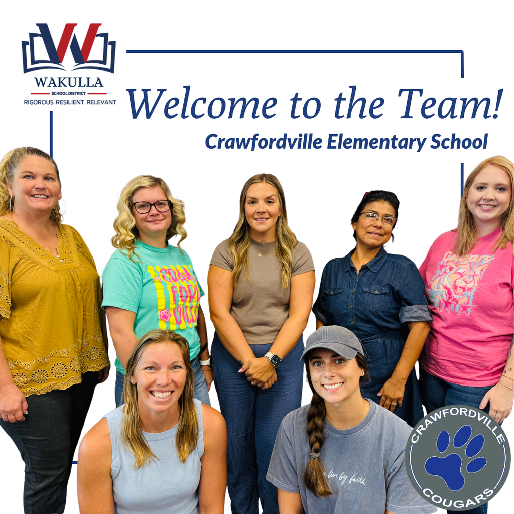 Welcome to the Team Crawfordville NEw Hires