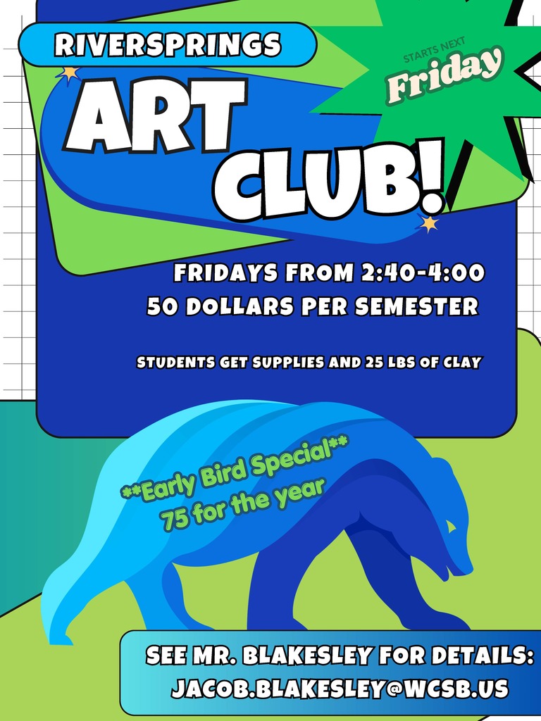 Art Club flyer