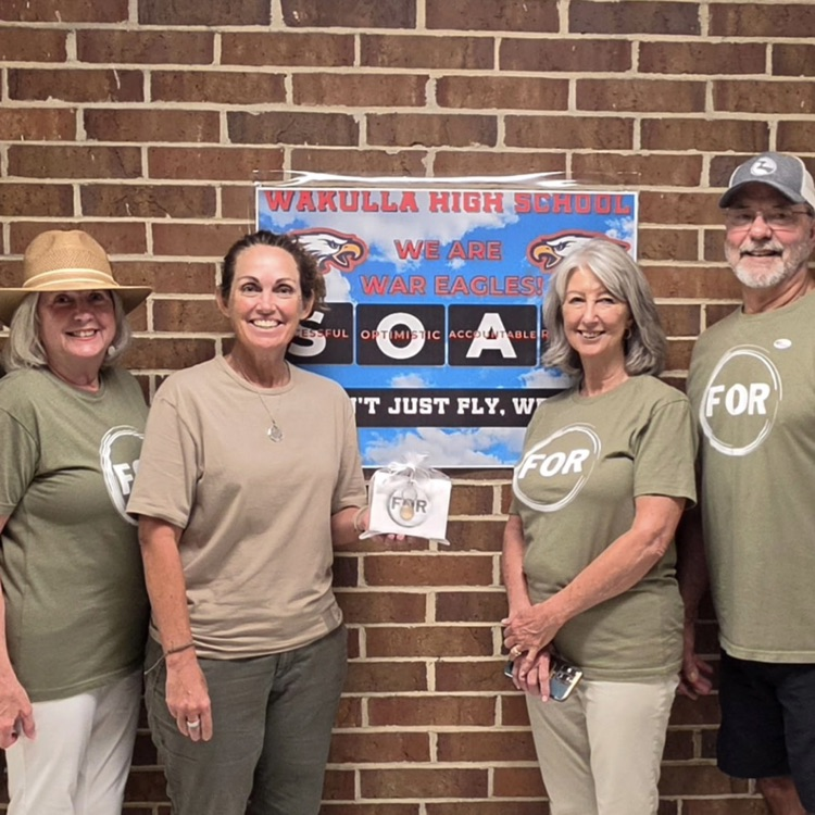 A big War Eagle THANK YOU to Rivertown Church for their generous donation of gift cards to Wakulla High School!