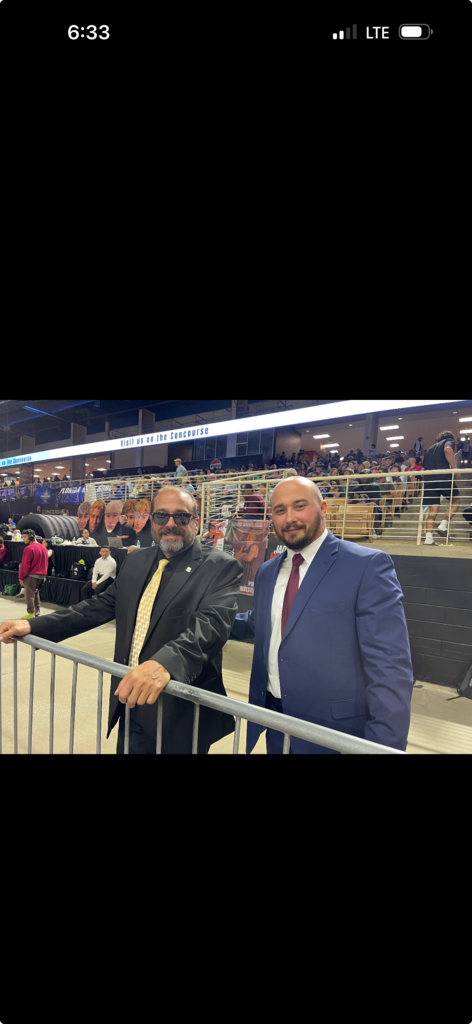 It is with heavy hearts that we remember and honor Benjamin “Benny” Litowski, who faithfully served as a School Guardian at Wakulla High School since 2022. Benny smiling with his son, Nate Litowsky at an event