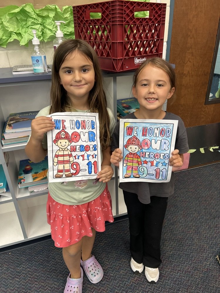 Medart students learned about the significance of September 11th, 2001 through various activities. 
