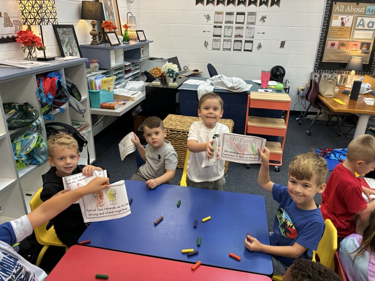 Medart students learned about the significance of September 11th, 2001 through various activities. 