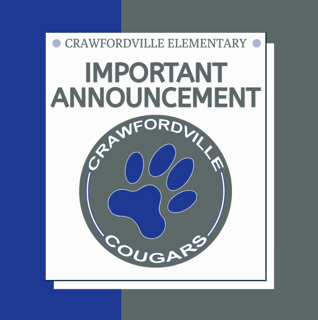 Crawfordville Elementary School  WCS continues to experience a districtwide phone/internet outage. Crawfordville Elementary can be reached temporarily at 850-926-4303 or brittany.taylor@wcsb.us. We will share an update when normal service is restored.