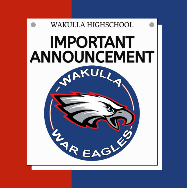 Wakulla High School WCS continues to experience a districtwide phone/internet outage. Wakulla High School can be reached temporarily at 850-926-8571. Families may also email their school-based administrator or the identified point of contact. We will share an update when normal service is restored.
