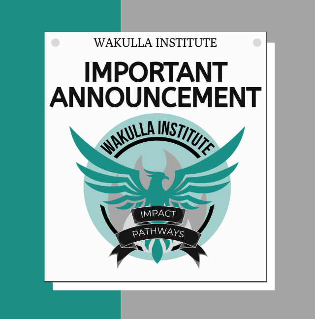 Wakulla Institute  WCS continues to experience a districtwide phone/internet outage. Wakulla Institute can be reached temporarily at 850-926-3572. Families may also email their school-based administrator or the identified point of contact, susan.tillman@wcsb.us. We will share an update when normal service is restored.