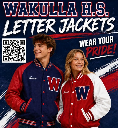 Wakulla High School letterman jackets are back for the 2026–2027 school year! With the recent district technology disruptions, we wanted to make sure families have the ordering information. Students may qualify after two years of varsity participation and contribution in a WHS athletic program or extracurricular activity. This recognition is intended primarily for seniors, though juniors who meet the requirement may also qualify. Jackets can be ordered at www.floridaletterjackets.com or through the QR code on the flyer. WHS must verify each student’s eligibility before the order is processed.