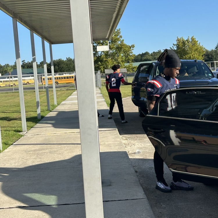 The War Eagle Welcome continued at Shadeville Elementary. After a few Fridays on the road, the War Eagles are back home tonight — and that meant another stop for one of our favorite new game-day traditions!