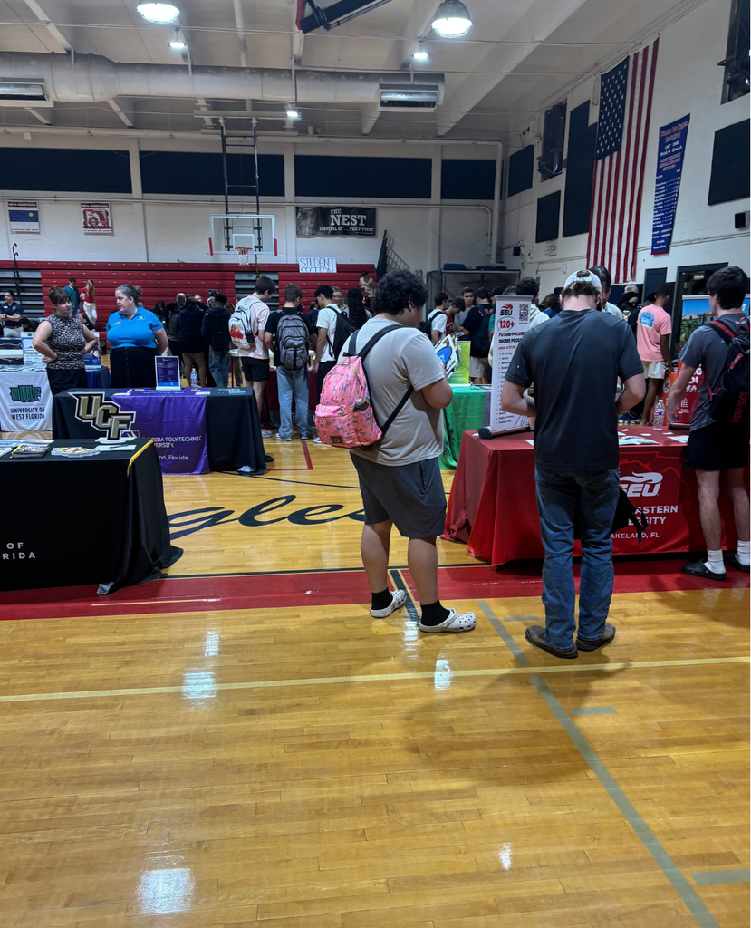 College fair today! Getting to check out different colleges