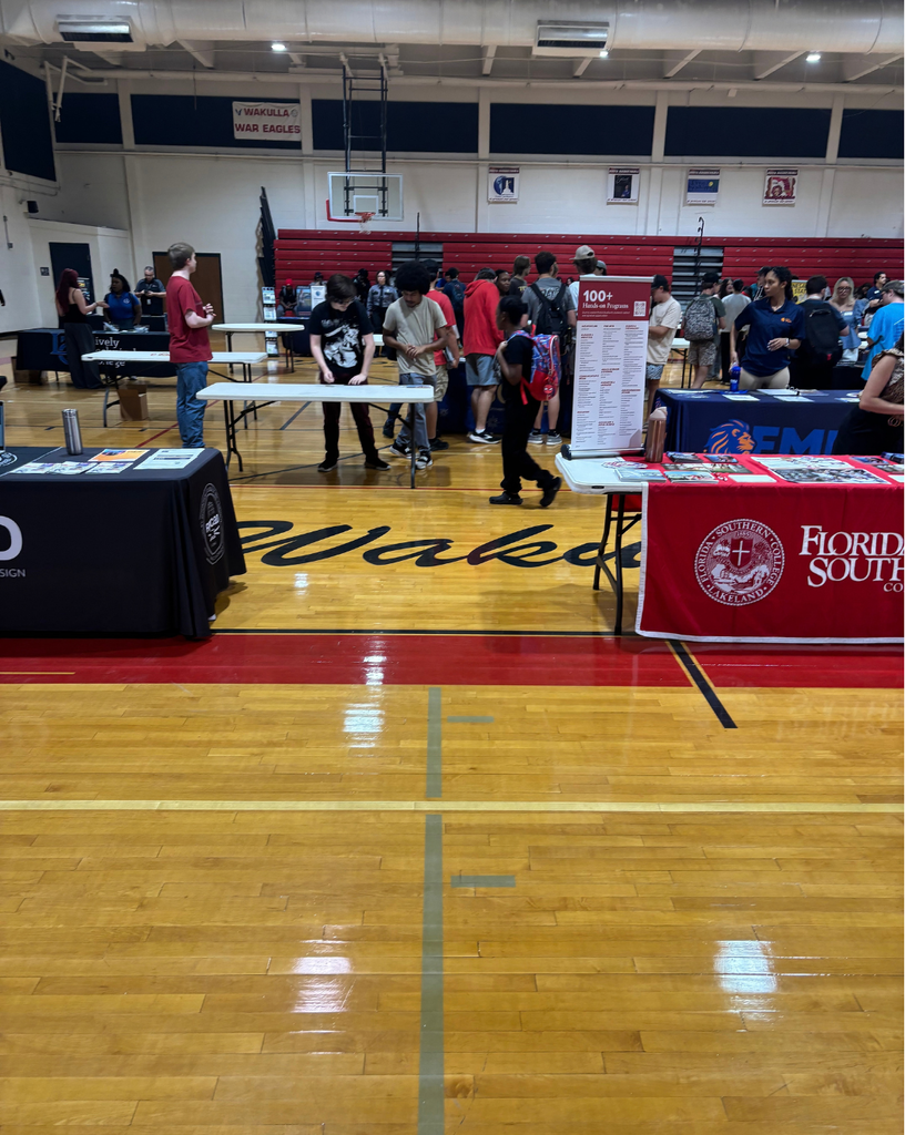 College fair today! Getting to check out different colleges