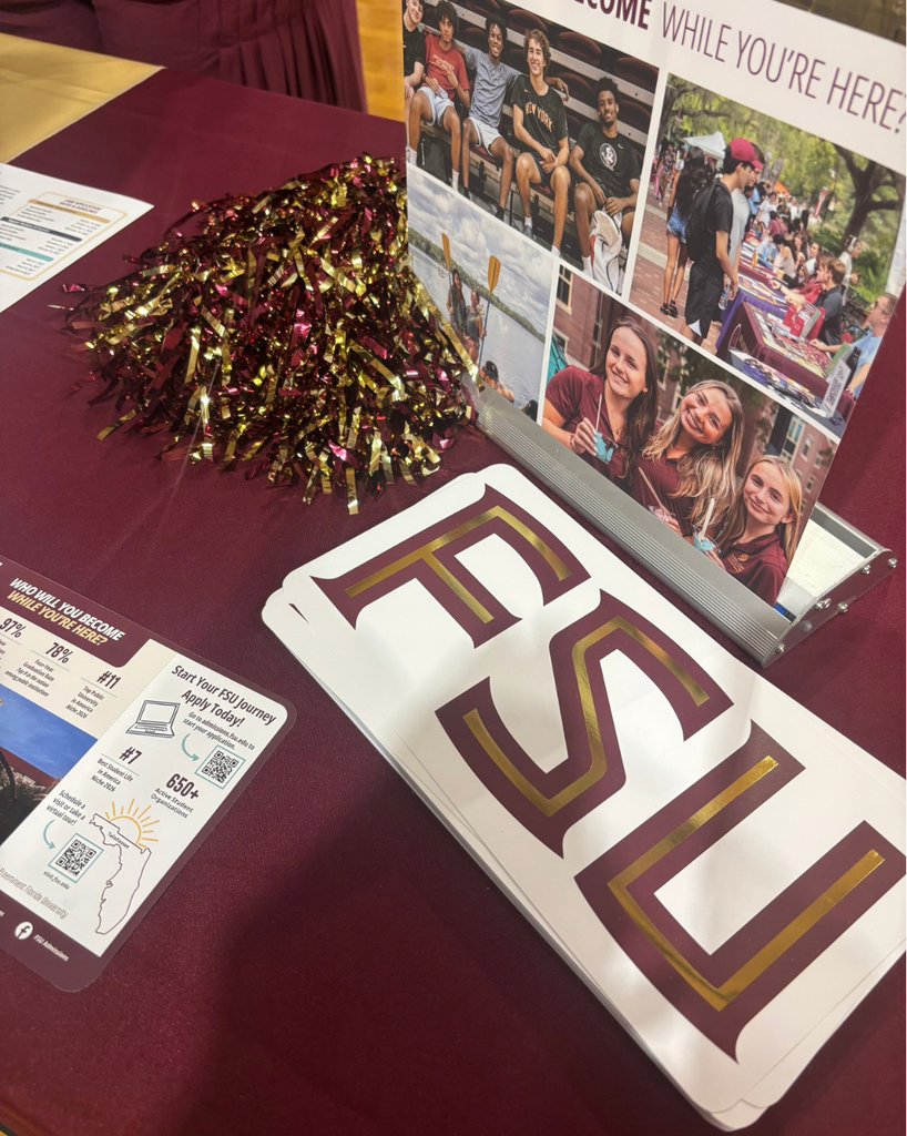 College fair today! Getting to check out different colleges
