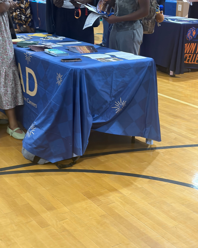 College fair today! Getting to check out different colleges