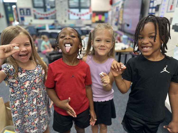 Kindergarten students learn all about the letter “P”