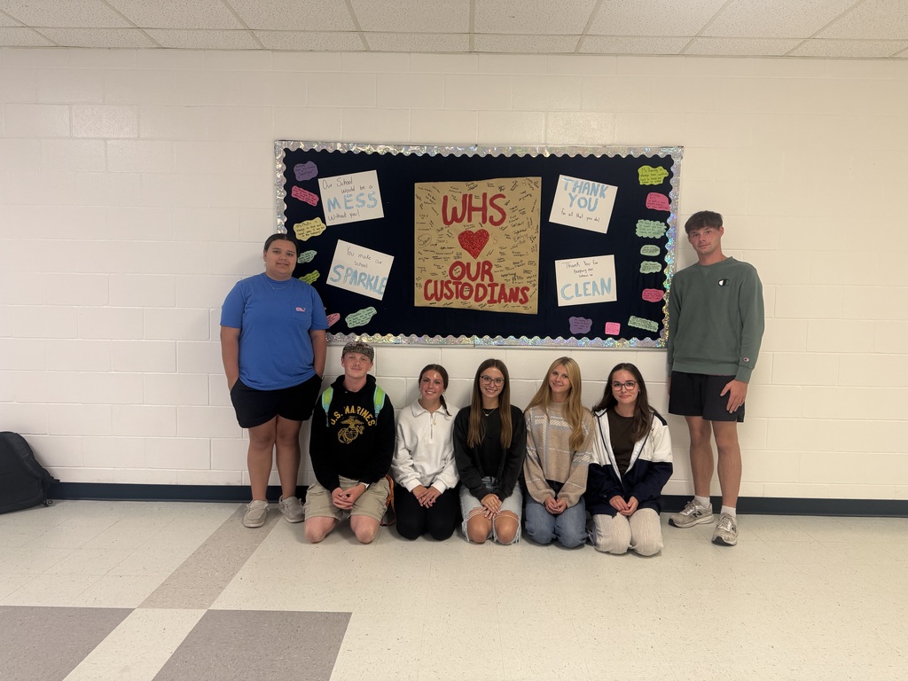 For Custodian Appreciation Day, WHS Interact found a few special ways to say thank you to the people who work behind the scenes every day to keep Wakulla High clean, safe and ready for our students and staff. Students created a bulletin board filled with signatures, shared quotes about what our custodians mean to them and treated the team to Dunkin’ for breakfast. We are so grateful for everything our custodians do for WHS each and every day. Their work matters, and today we’re glad to make sure they know just how much they’re appreciated. ❤️💙