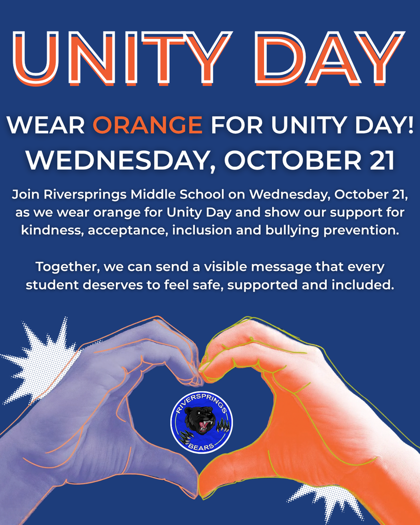 🧡 WEAR ORANGE FOR UNITY DAY! 🧡 Join Wakulla County Schools on Wednesday, October 21, as we wear orange for Unity Day and show our support for kindness, acceptance, inclusion and bullying prevention. Together, we can send a visible message that every student deserves to feel safe, supported and included. Wear orange and help us stand united for kindness across Wakulla County Schools! Content created by a Wakulla High School Social Media Strategist student. #WakullaCountySchools #UnityEveryDay #UnityDay #LearningDisabilityMonth