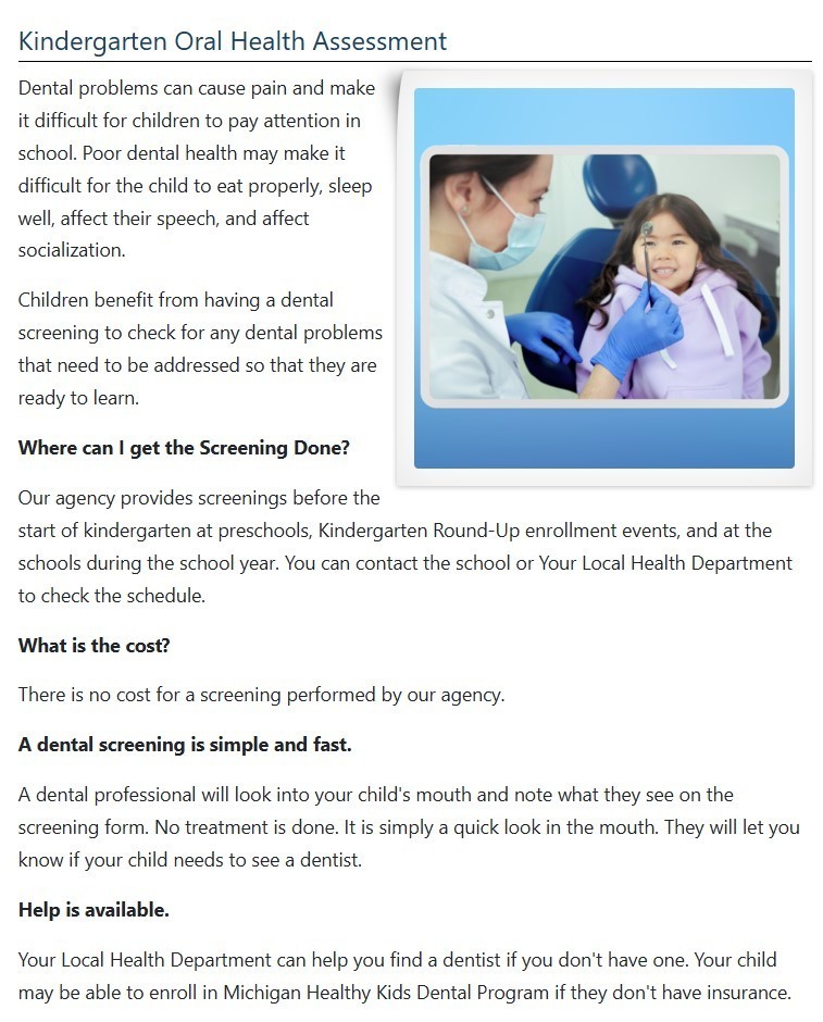 Dental Screening