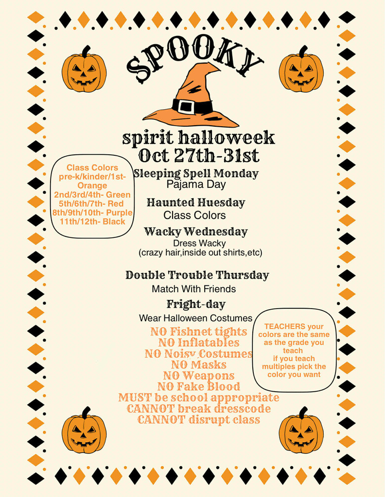 Halloween Spirit Week