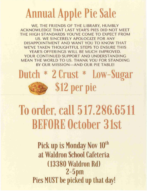 Pie Sale