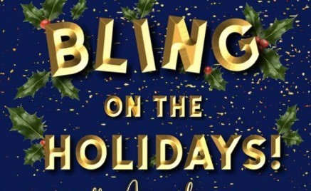 For our 15 days of Holiday Spirit, we are wearing our Favorite Holiday Bling on Tuesday!!  Bling on the Holidays!!