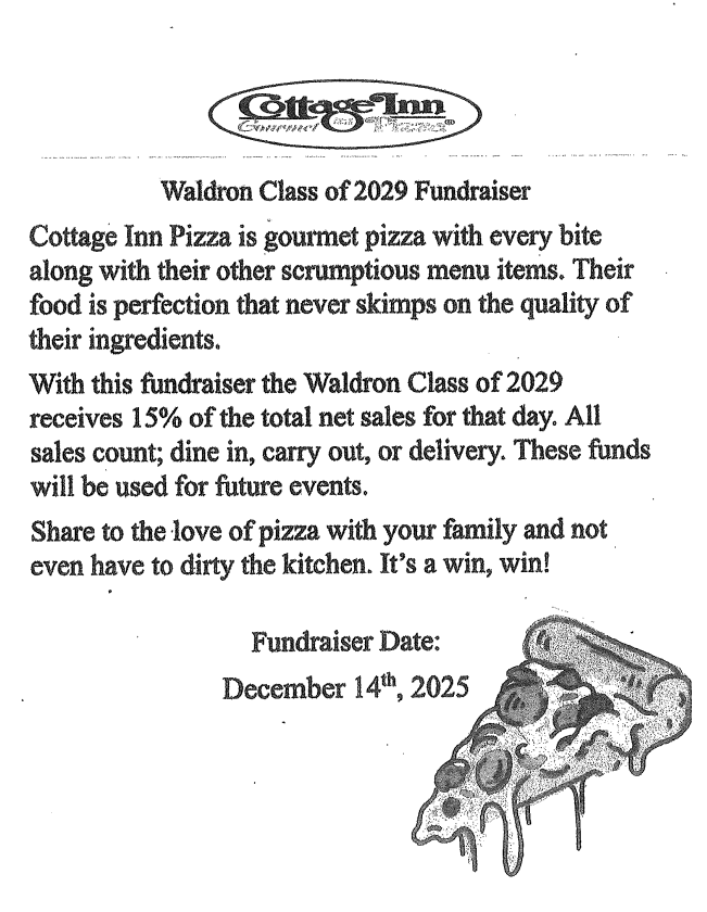 pizza fundraiser