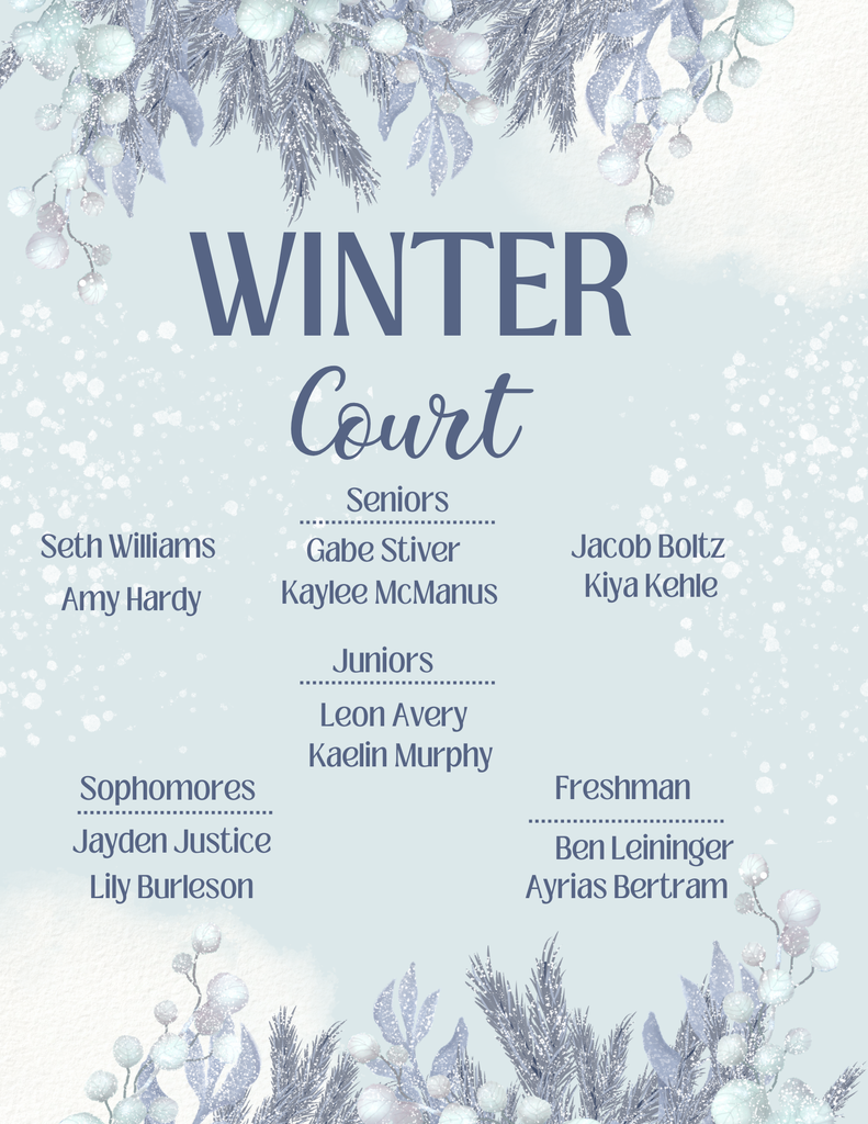 Congratulations to our 2026 Homecoming Court Representatives!♥️🤍🖤