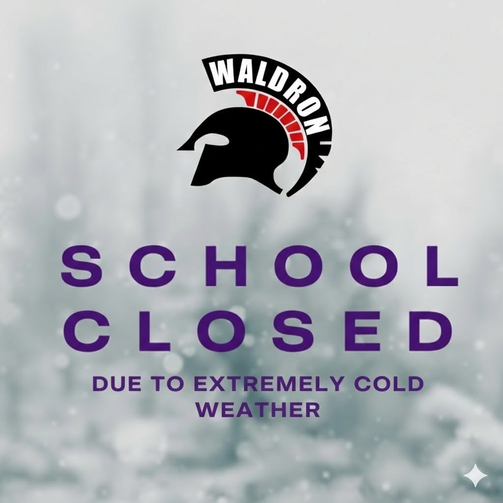 School will be closed on Friday, Jan 23rd, due to extremely cold weather. Please stay warm and safe.