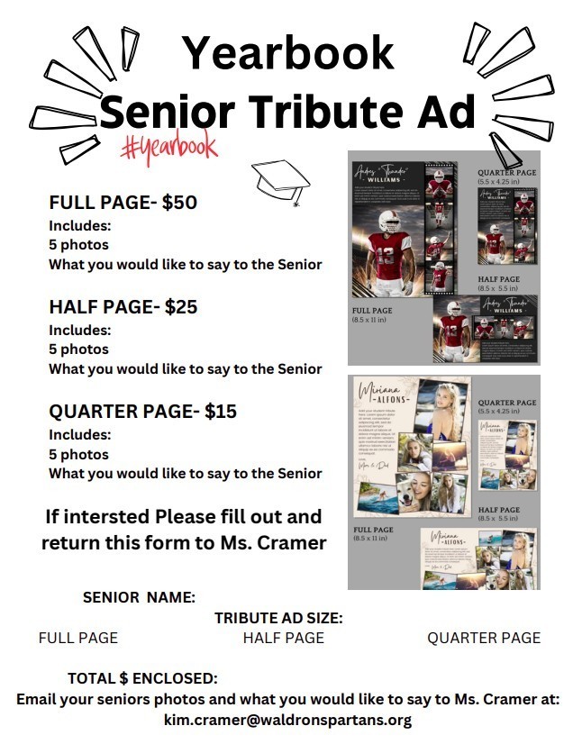 Yearbook- Senior Tribute