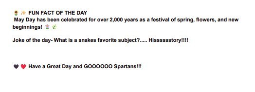 Announcements